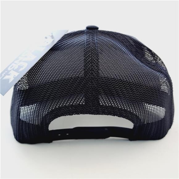 Black Pond Mahi Dolphin Dorado Fish Flat Bill Mesh Snapback Embroidered Cap Hat main image 4